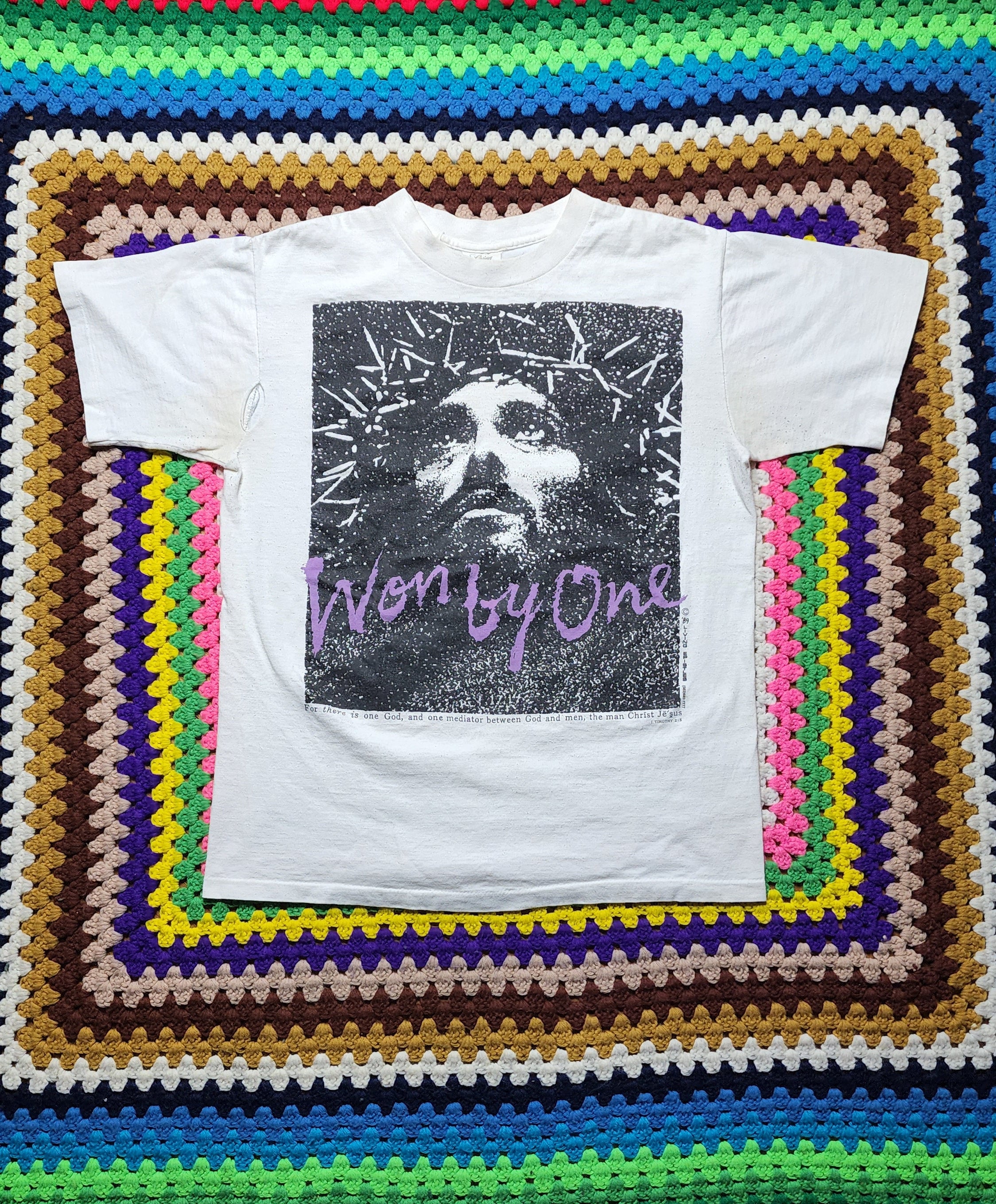 Vintage Won by One Jesus Tee Shirt | Red Letter Merchant Vintage Won by One Jesus Tee Shirt | Red Letter Merchant